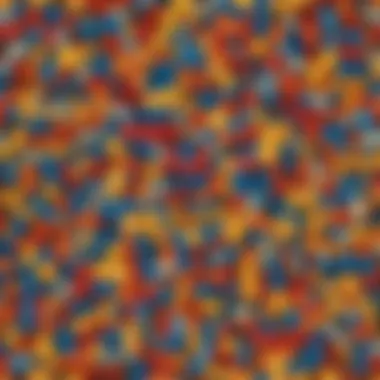 Artistic Expression with LEGO Bricks Abstract artistic LEGO build