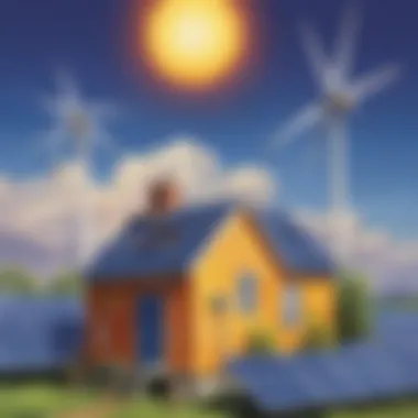 Eclipsing Tradition: The Rise of Alternative Energy Visual metaphor showcasing the benefits of alternative energy over traditional methods