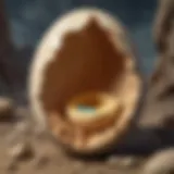 Ancient Egg Fossil Revealing Dinosaur Embryo Inside
