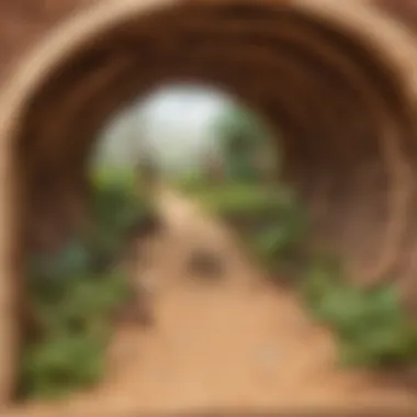 Intricate Ant Tunnel Diorama Crafted by a Preschooler Ant tunnel diorama created by preschooler