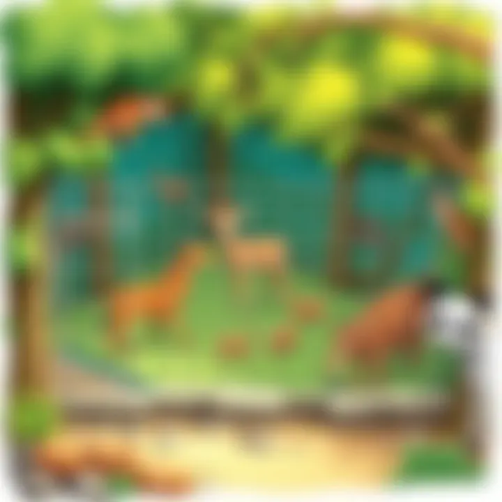 Standards of Animal Care in Zookeeping A well-maintained animal enclosure demonstrating care standards