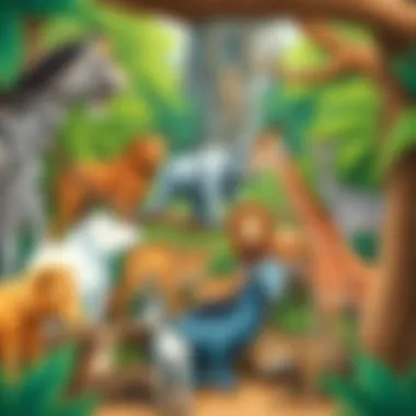 Diversity of Wildlife in Zoos A diverse range of animals in a zoo environment