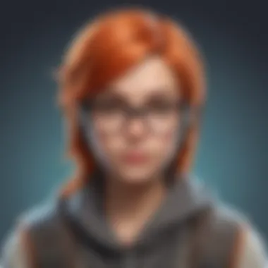 A coding game featuring character customization