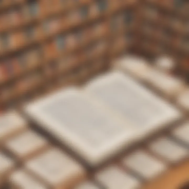 Illustration highlighting the efficiency and organization offered by bibliography websites