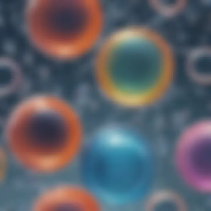 Soda bubbles interaction with soda liquid