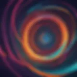 Digital Elegance: Abstract Artistry Through Code Abstract shapes in motion on a digital canvas