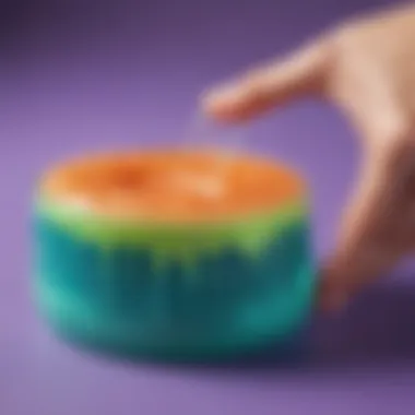 Color-changing slime demonstration