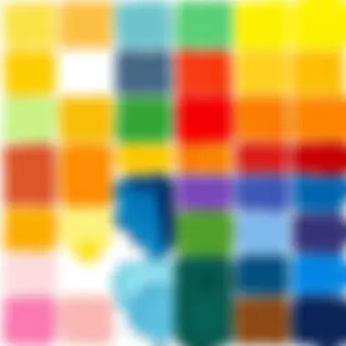 Vibrant Color Combinations A colorful palette showcasing various color combinations.