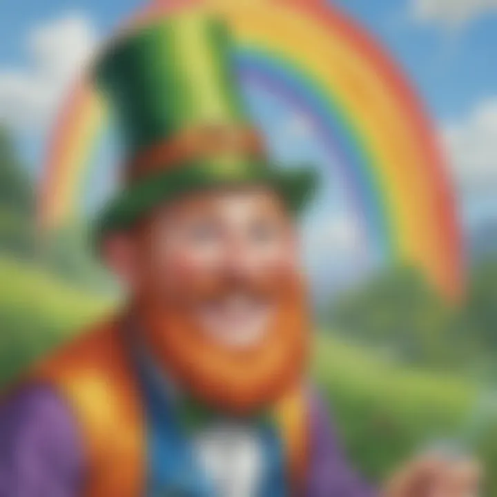 Colorful Leprechaun Rainbow Craft