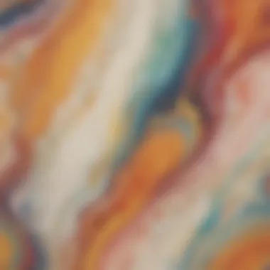 Marble paper in various color tones