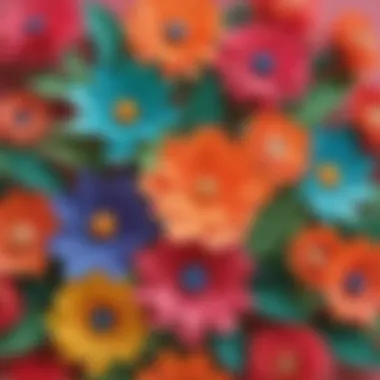 Vibrant Paper Flower Bouquet Project Colorful Paper Flower Bouquet