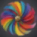 Colorful Spinner in Motion