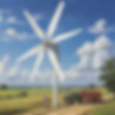 Your Wind Generator in Action The completed wind generator in action, generating energy