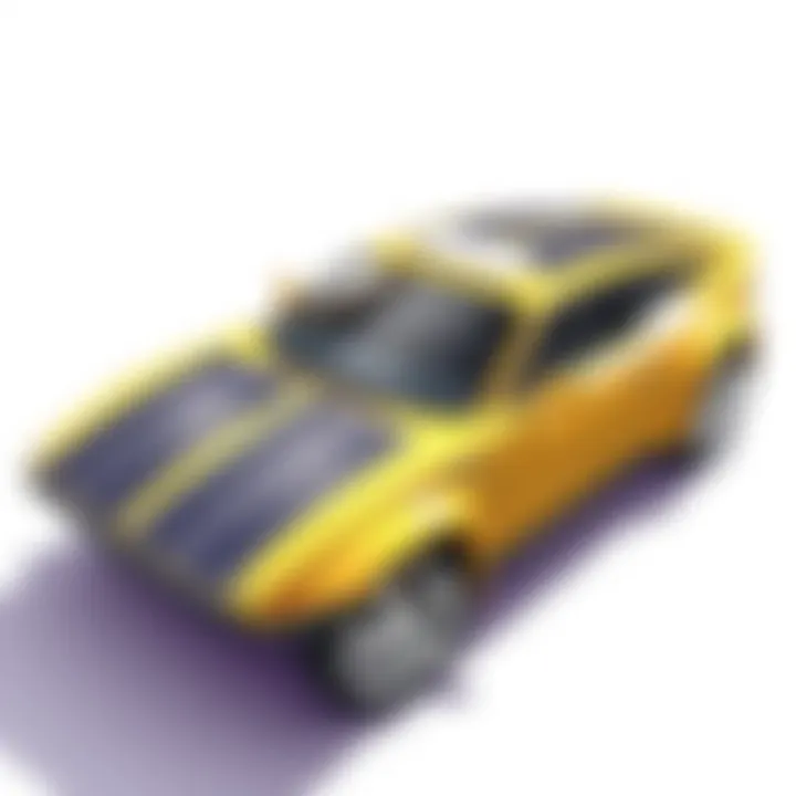 Completed Solar Panel Car Ready for Use Finished solar panel car ready for testing