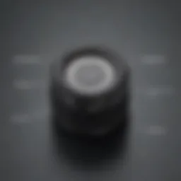 Detailed view of Bluetooth speaker components