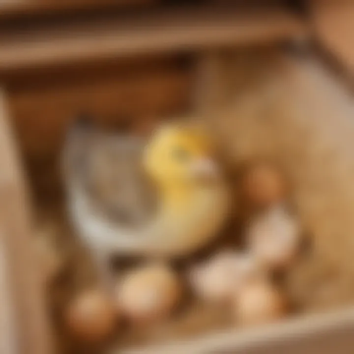 Chick in a Cozy Brooder