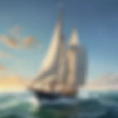 Illustration of a sailboat symbolizing personal growth and success