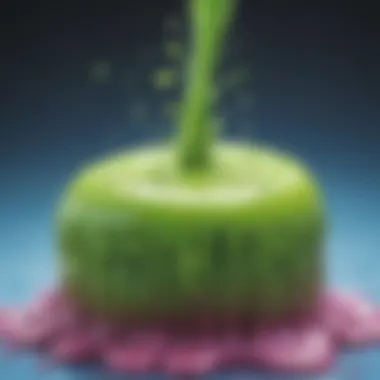 Understanding Chemical Reactions in Slime Visual representation of chemical reactions in slime