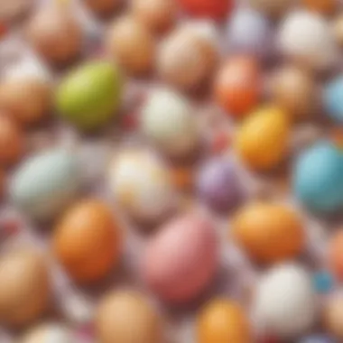 Exploring Innovative Materials for Custom Eggs Creative materials laid out for egg crafting