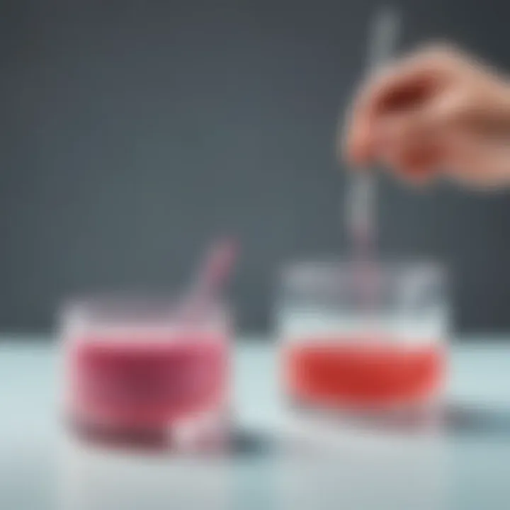 Precision tools for measuring lip gloss ingredients