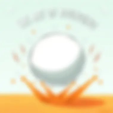 The Art of Bouncing Close-up view of a ball in mid-air, illustrating its bounce and motion.