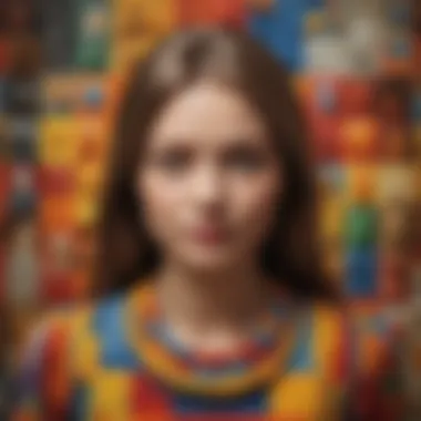 A detailed look at color theory applied to Lego portrait creation