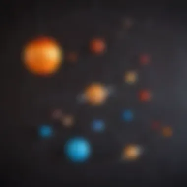 DIY solar system mobile crafted by children