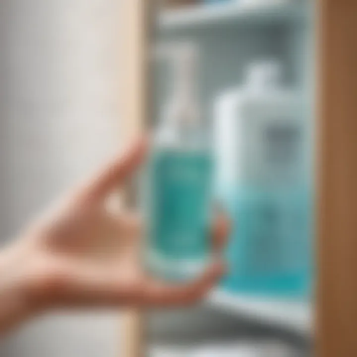 Proper storage methods for hand sanitizer