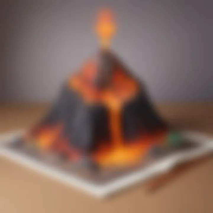 Creative DIY Pop-Up Volcano Experiment