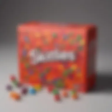 Skittles packaging showcasing a creative and playful design