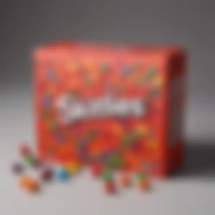 Skittles packaging showcasing a creative and playful design