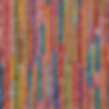 A Vibrant Display of Crystal Candy Sticks Colorful array of crystal candy sticks showcasing various flavors