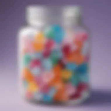 Crystalized sweetness in a glass jar