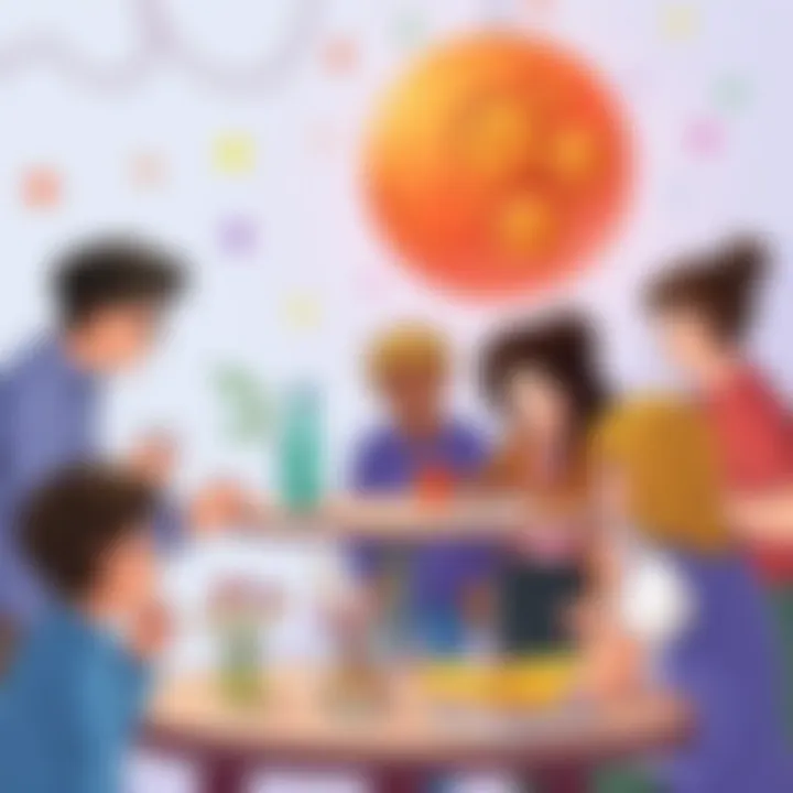 A vibrant environment encouraging creativity