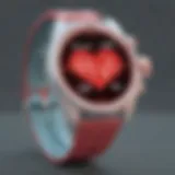 A heart rate monitor displaying a fluctuating heartbeat.