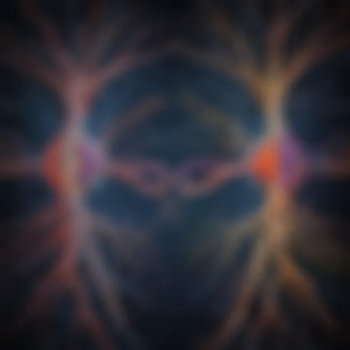 Illustration showing neural connections