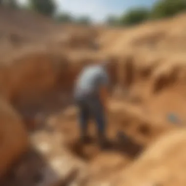 Unearthing the Past: Excavation Techniques Digging at Archaeological Site