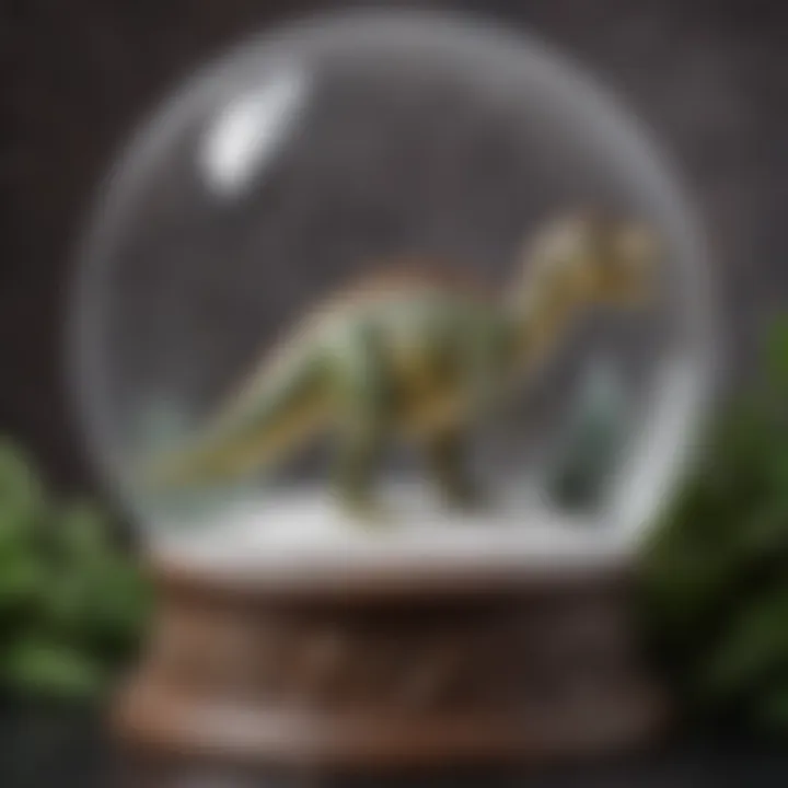 Dinosaur Snowglobe - Timeless Elegance