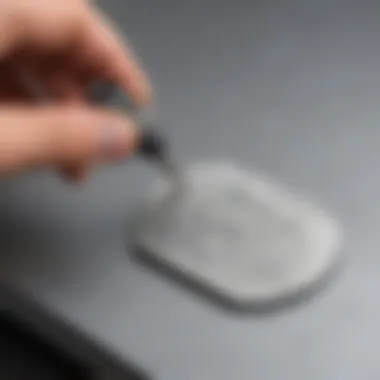 Dynamic Tag Stamping Process Dog tag stamper in action