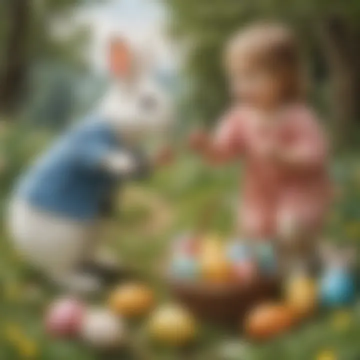 Interactive Easter-themed treasure hunt