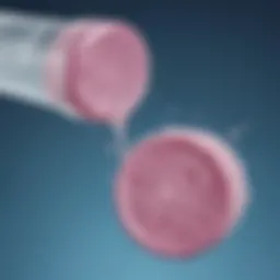 Effervescent reaction of Alka Seltzer tablet dissolving in water