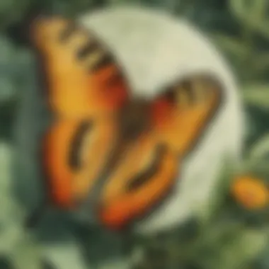 Emerging Butterfly Wings
