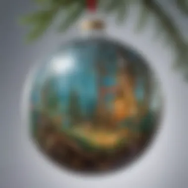 Enchanted Forest Clear Ornament