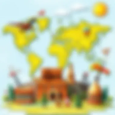 Creative geography project materials