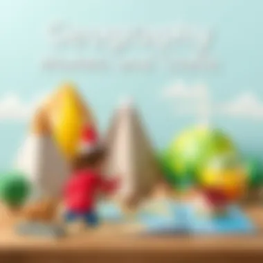 Engaging in geography with models and crafts