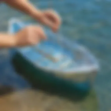 Kids exploring principles of buoyancy with a DIY boat made of foil and straws