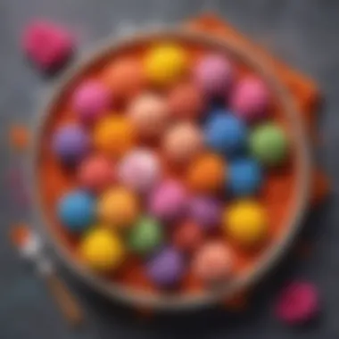 Natural Colorants for Bath Bombs An array of natural colorants used for enhancing bath bomb aesthetics.