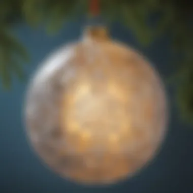 Ethereal Glow Clear Ornament