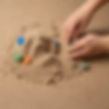 Educational activities using Kinetic Sand for learning