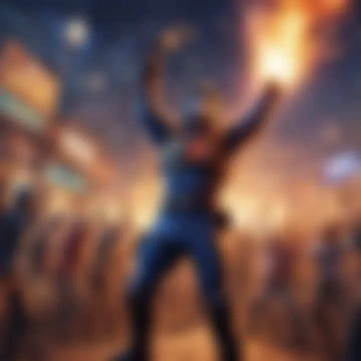 Exciting game launch and success celebration